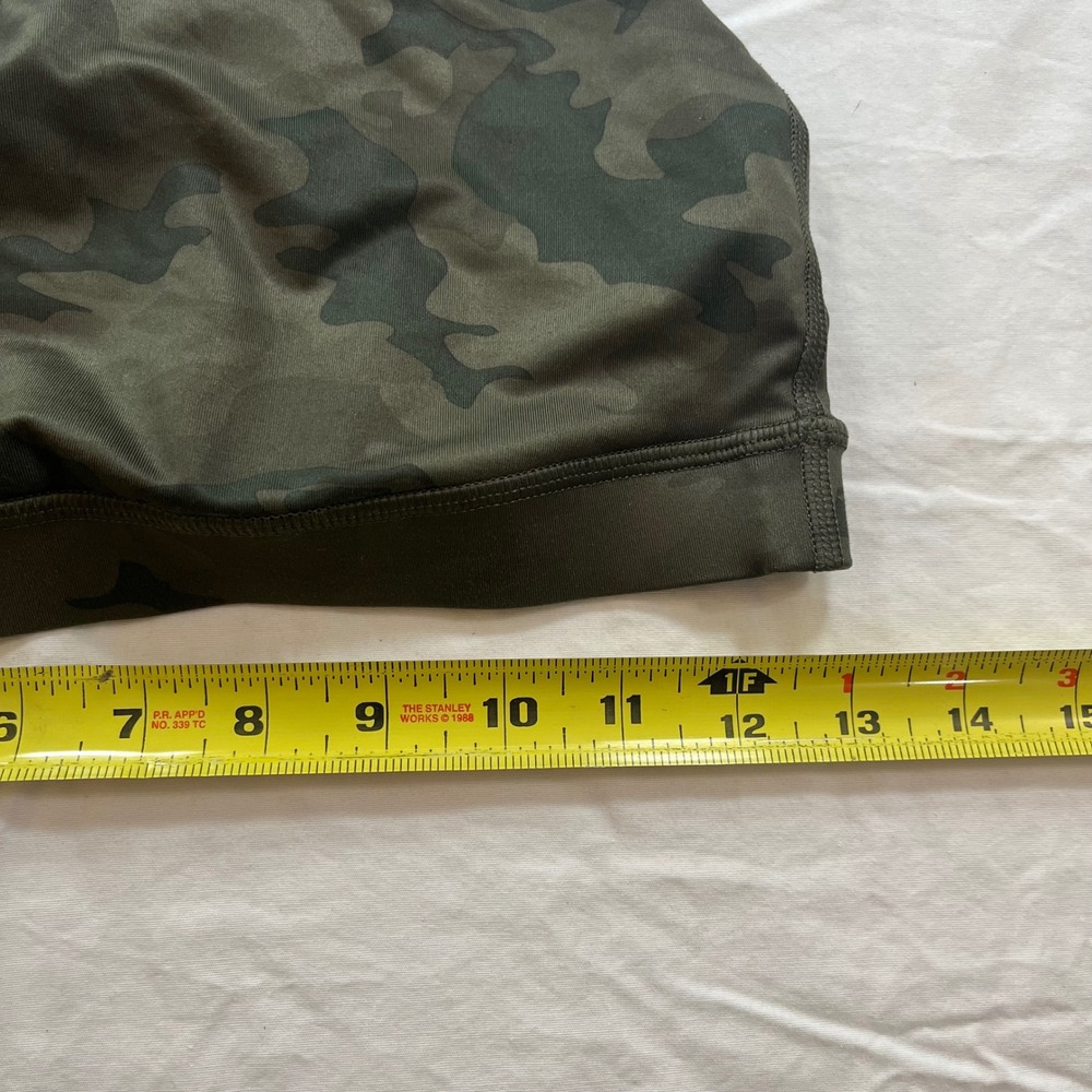 lululemon Energy Longline Bra *Medium Support, B–D Cups Size 8 Green Camo. D3 - Picture 4 of 5